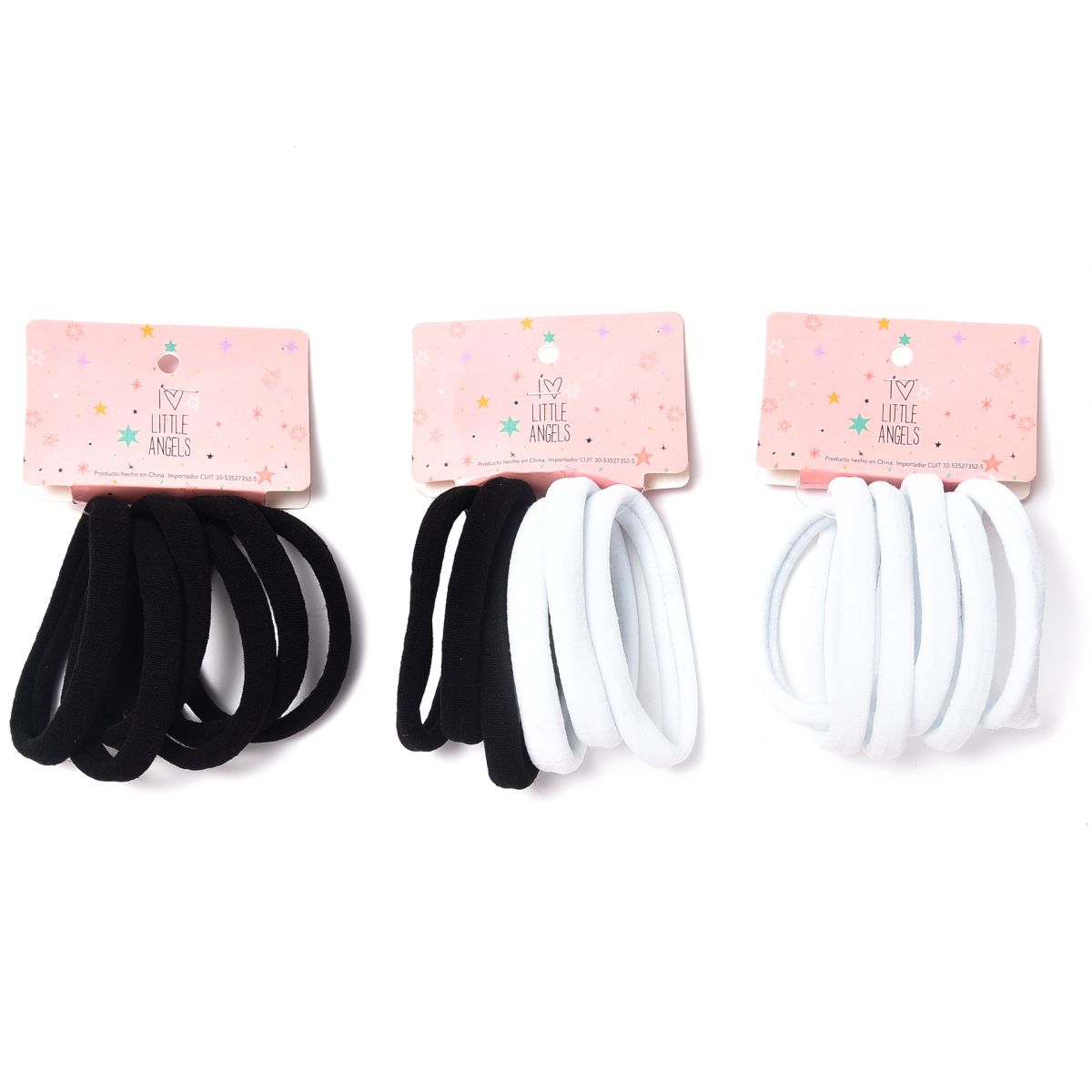 Colitas de pelo Little angel 6,5cm carton por 6 unidades