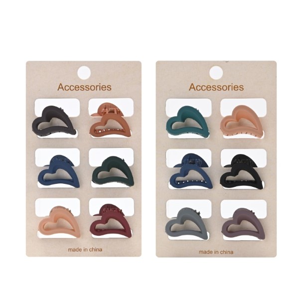 Broche de pelo, carton por 6 unidaes