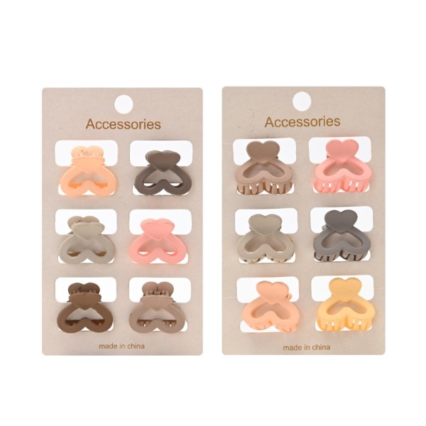 Broche de pelo, carton por 6 unidaes