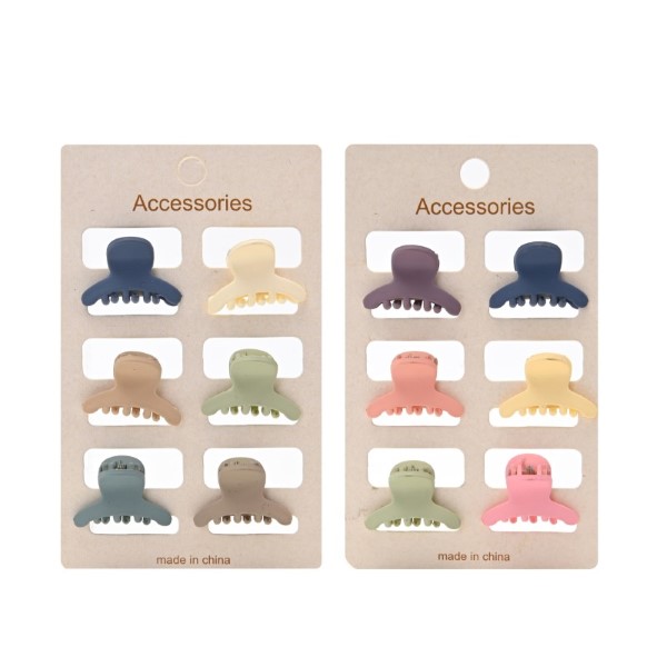 Broche de pelo, carton por 6 unidaes