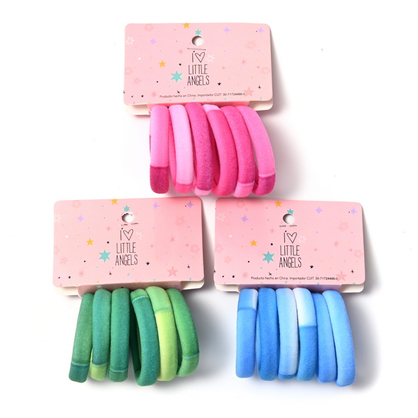 Colitas de pelo little angel carton por 6 unidades