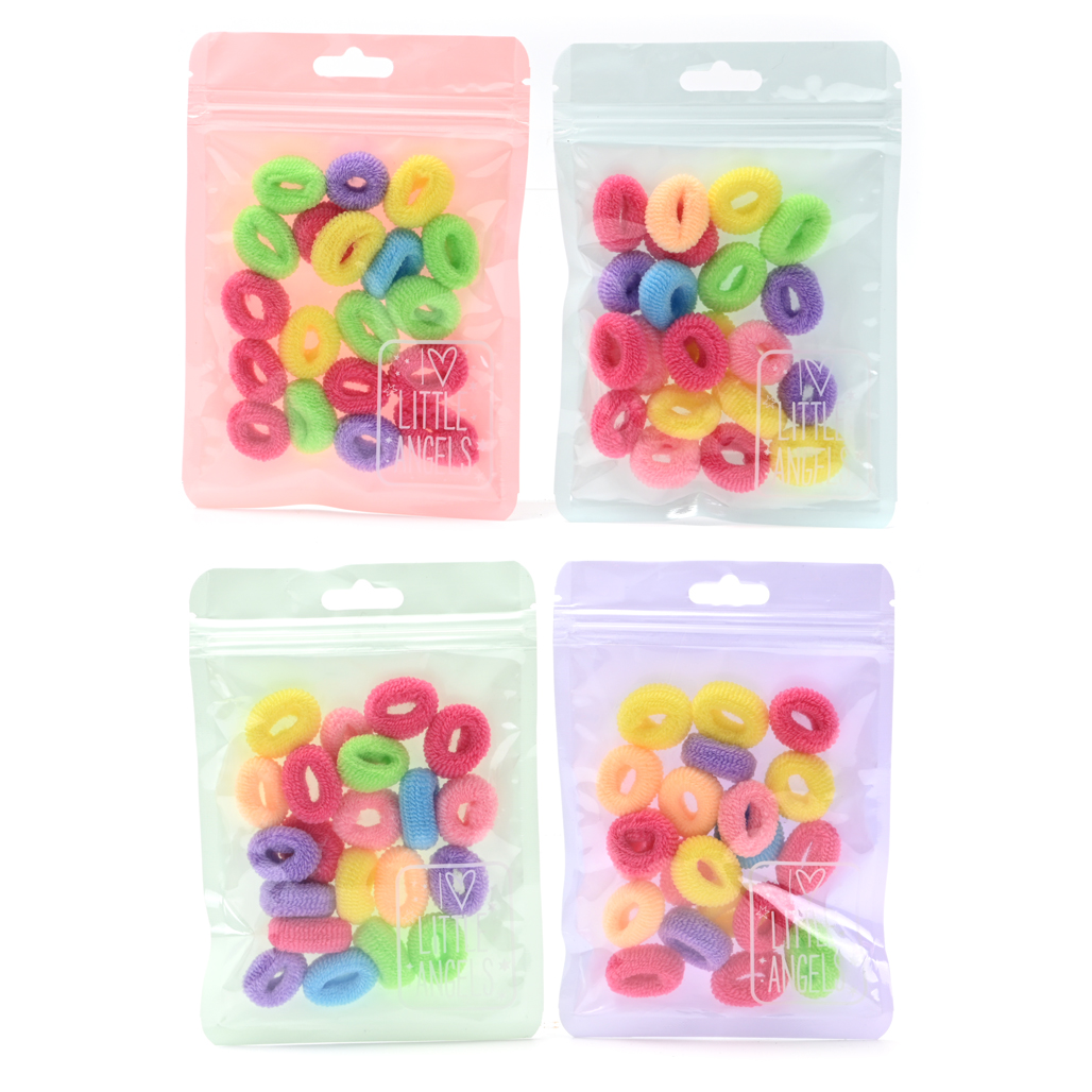 Bolsa Colitas de pelo little Angel por 30 unidades