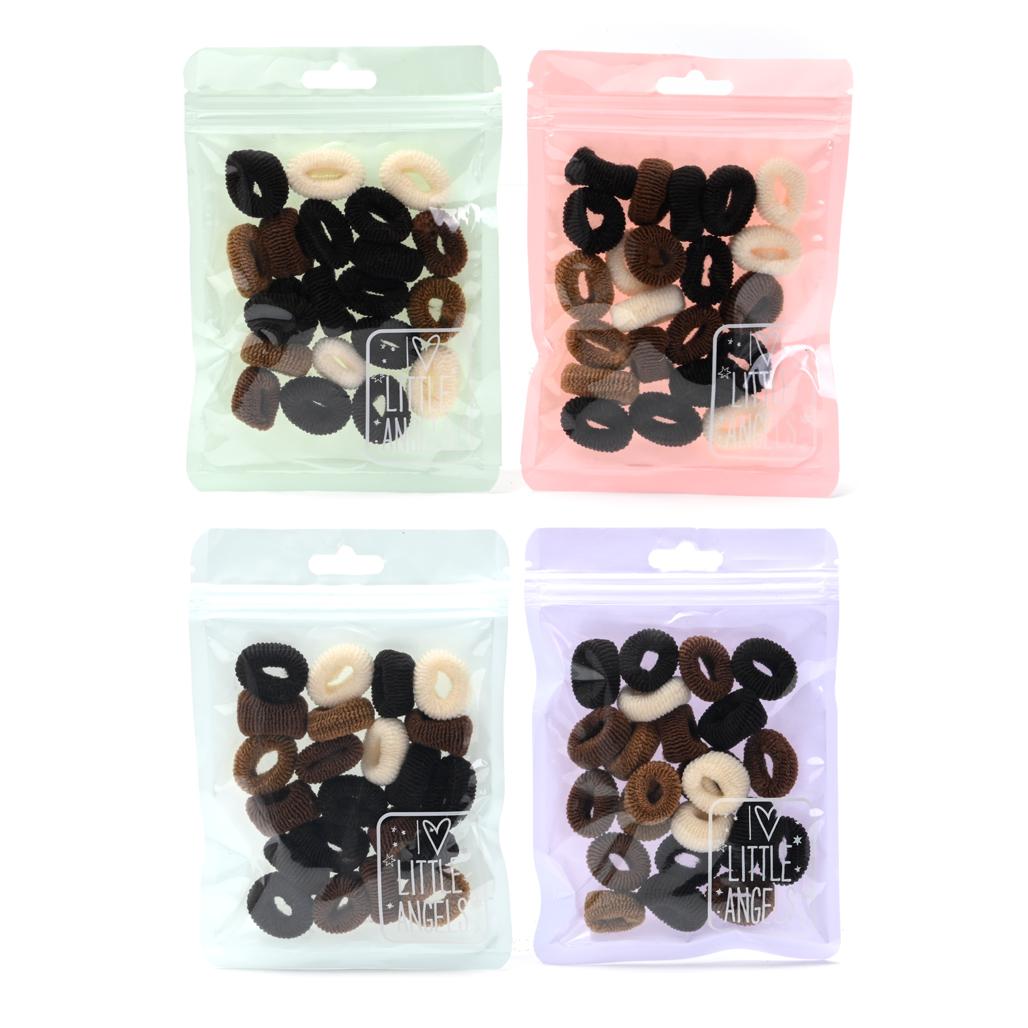 Bolsa Colitas de pelo little Angel por 30 unidades