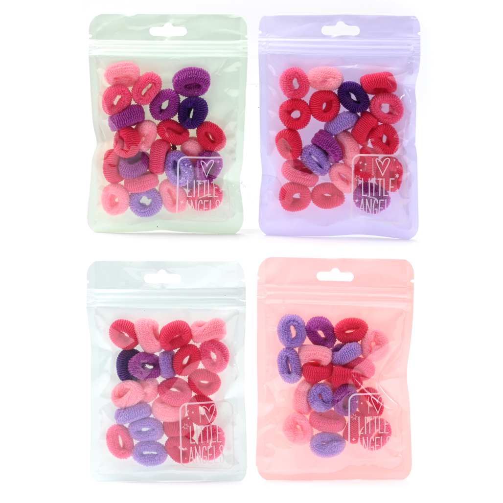 Bolsa Colitas de pelo little Angel por 30 unidades