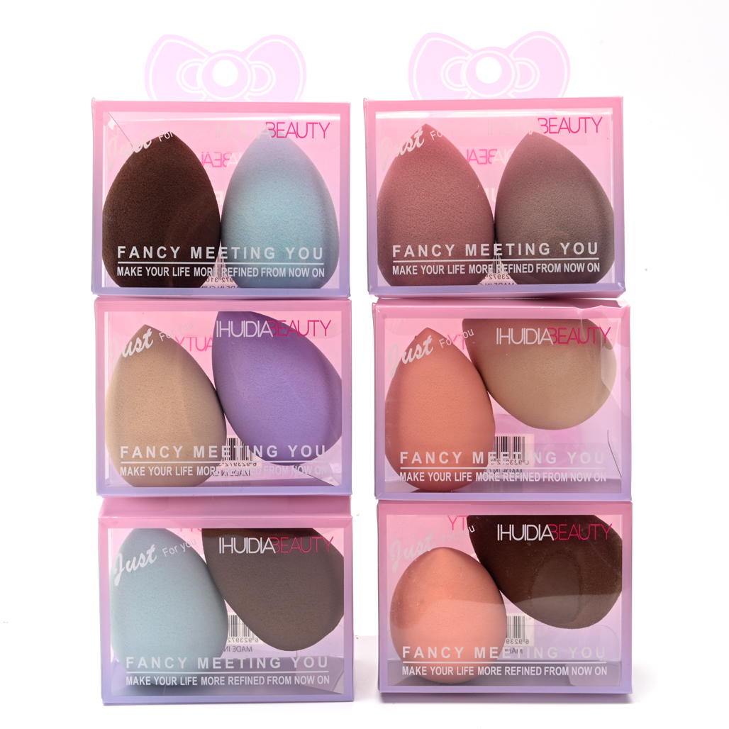 Borlas para maquillaje caja por 2 unid