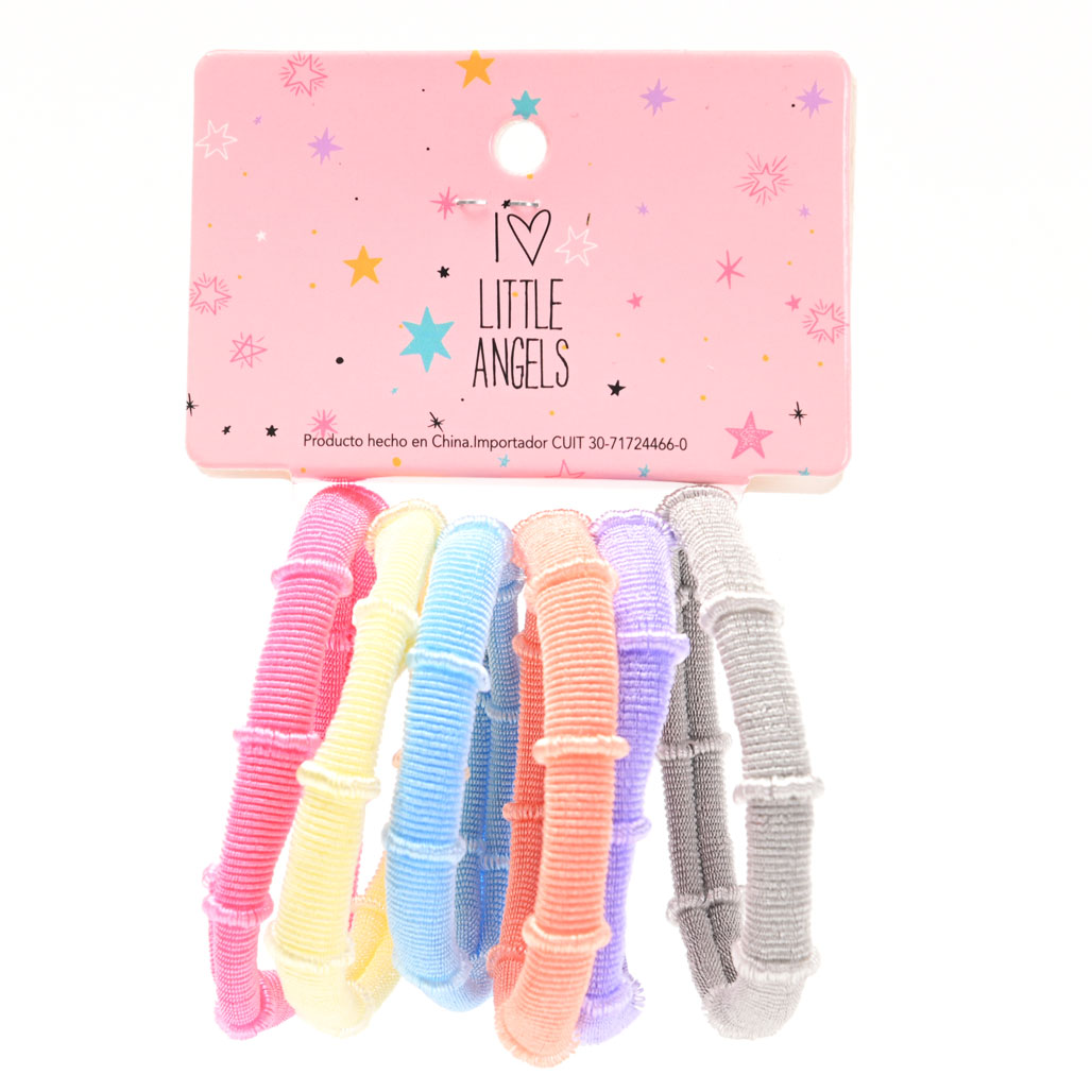 Colitas de pelo Little Angel Carton por 6 unid