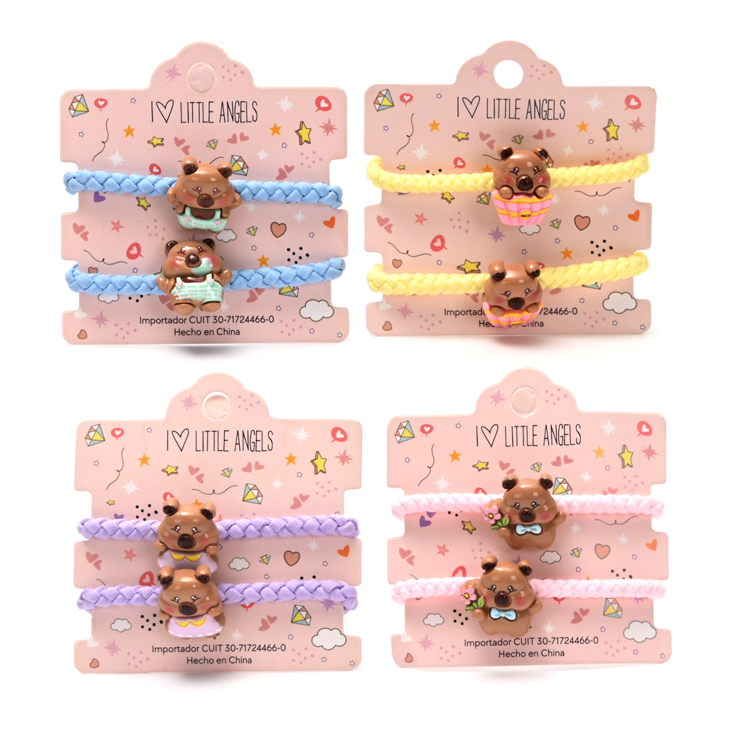 Colitas de pelo Little angel Carton por 2 unidades
