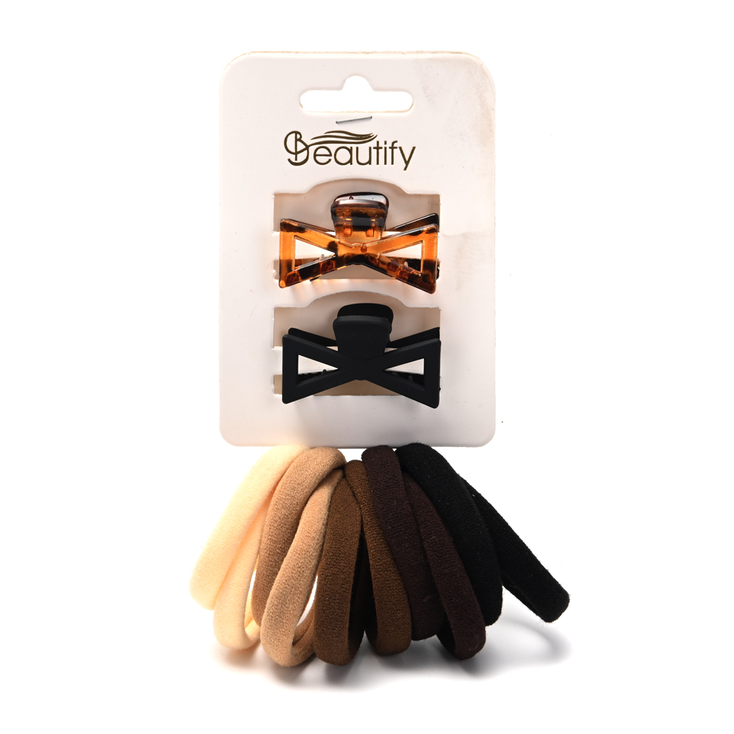 Set Colitas de pelo +  2 Broches Velvet