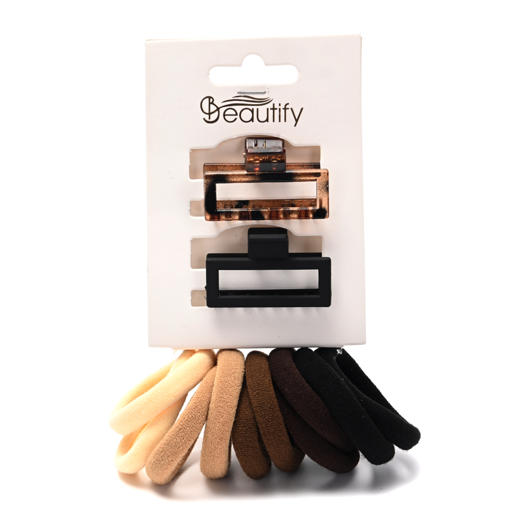 Set Colitas de pelo +  2 Broches Velvet