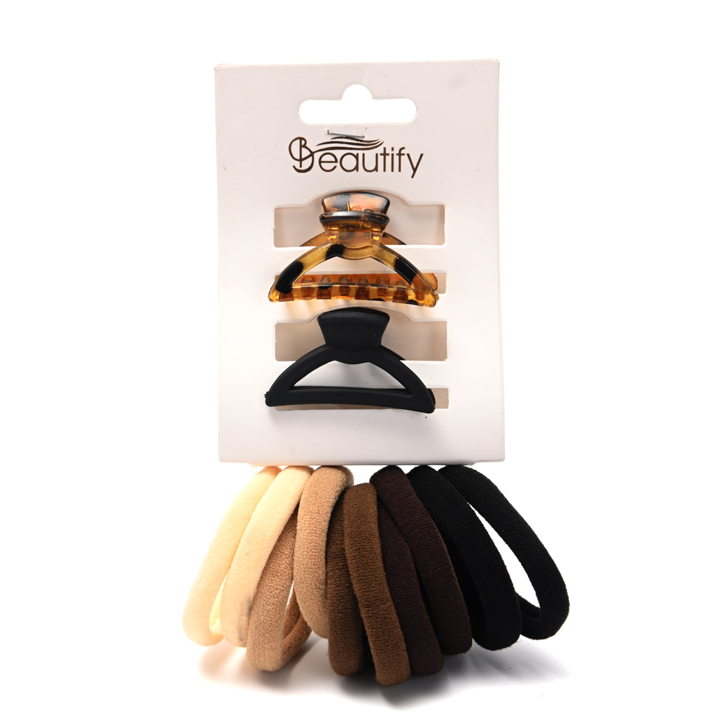 Set Colitas de pelo +  2 Broches Velvet