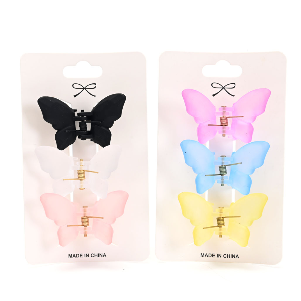 Broche de pelo Velvet Carton por 3 unid