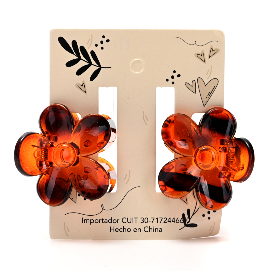 Broche de pelo carton por 2 unid