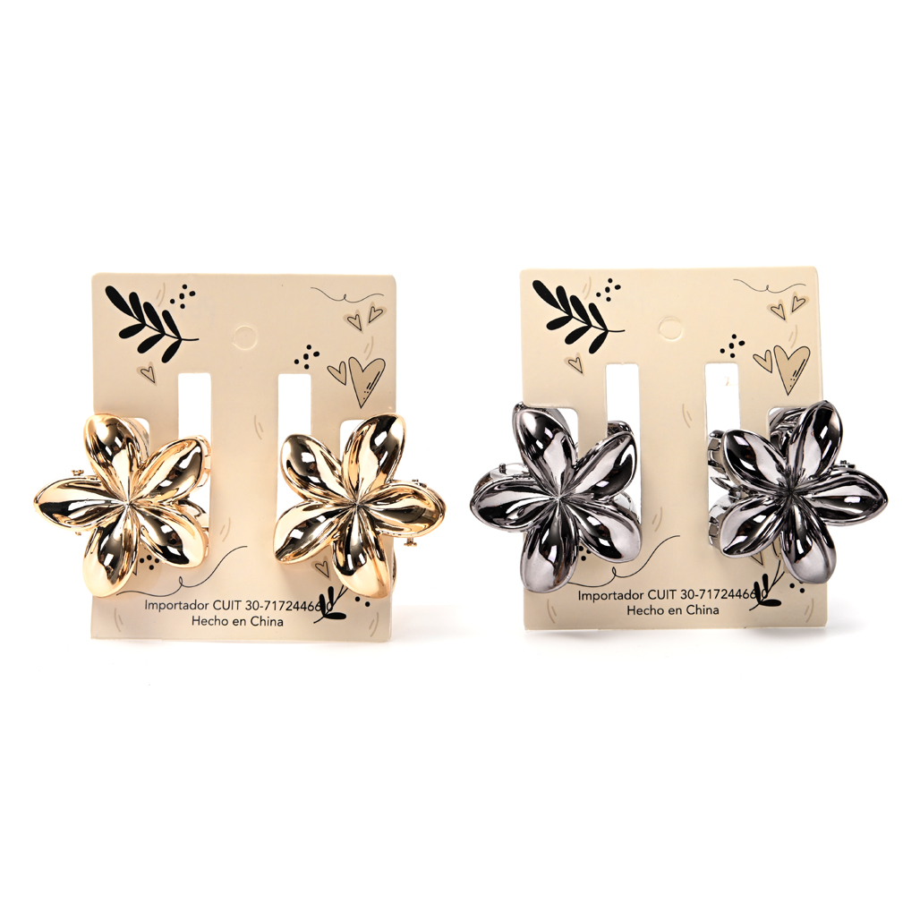 Broche de pelo carton por 2 unid