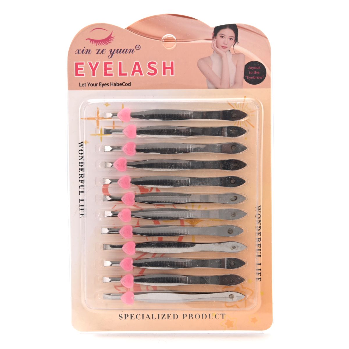 Pinzas para depilar blister por docena