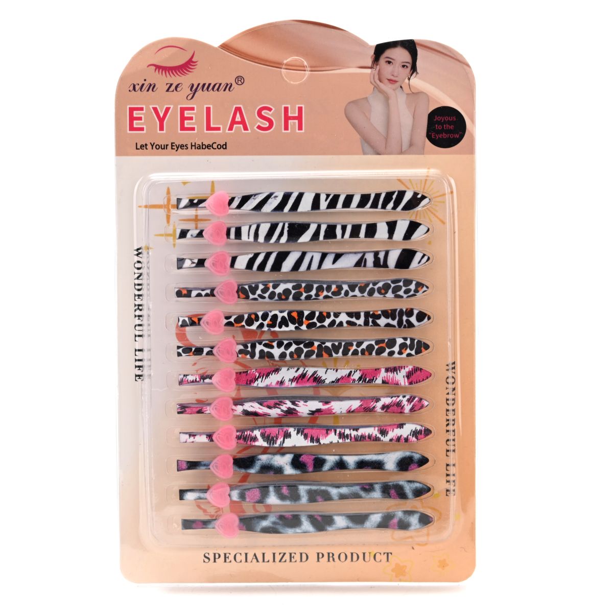 Pinzas para depilar blister por docena