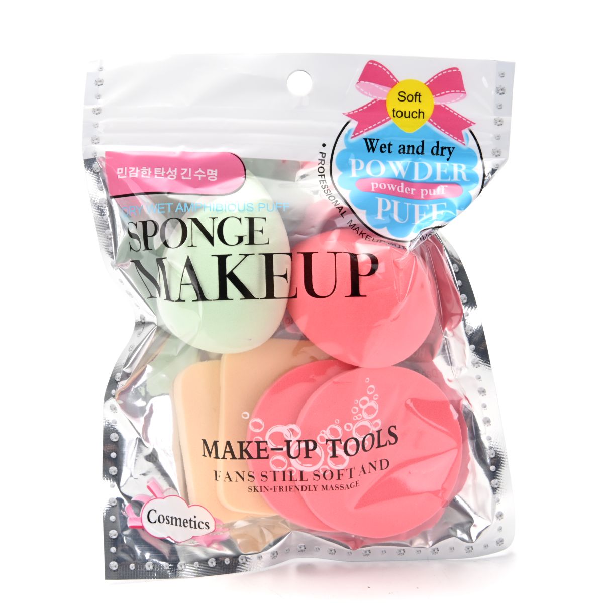 Sets borlas para maquilaje bolsa por 6 unid