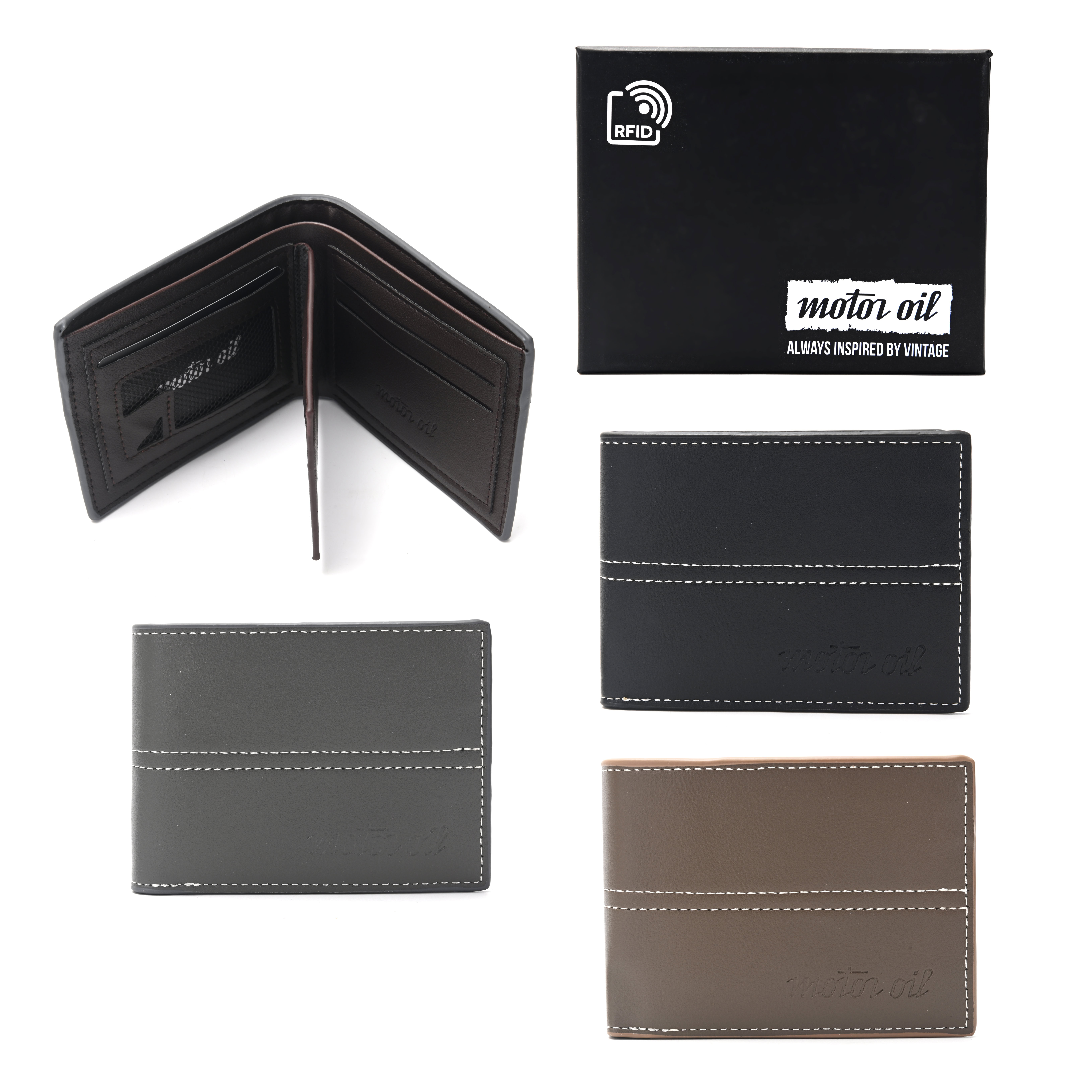 Billetera hombre MOTOR OIL RFID