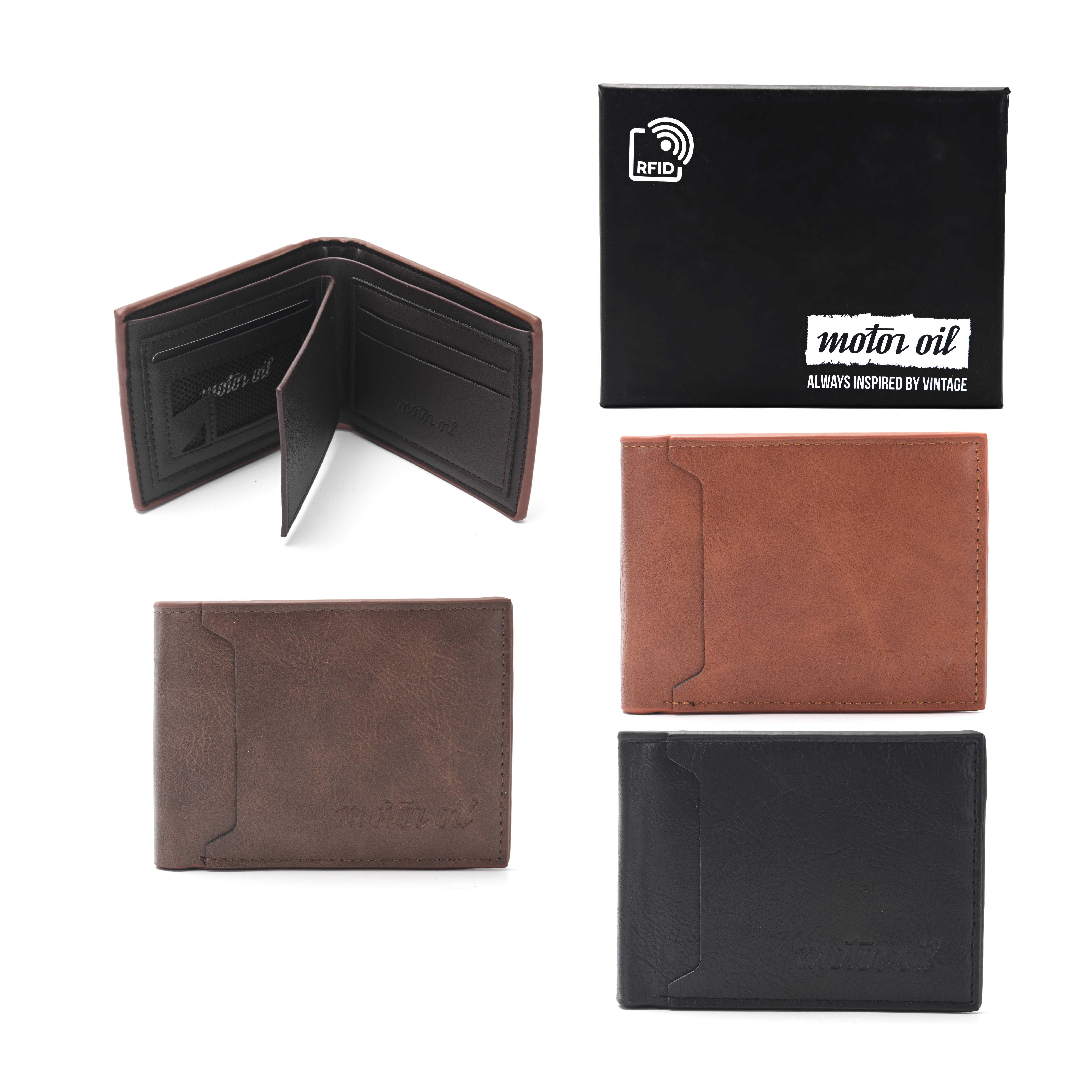 Billetera hombre MOTOR OIL RFID