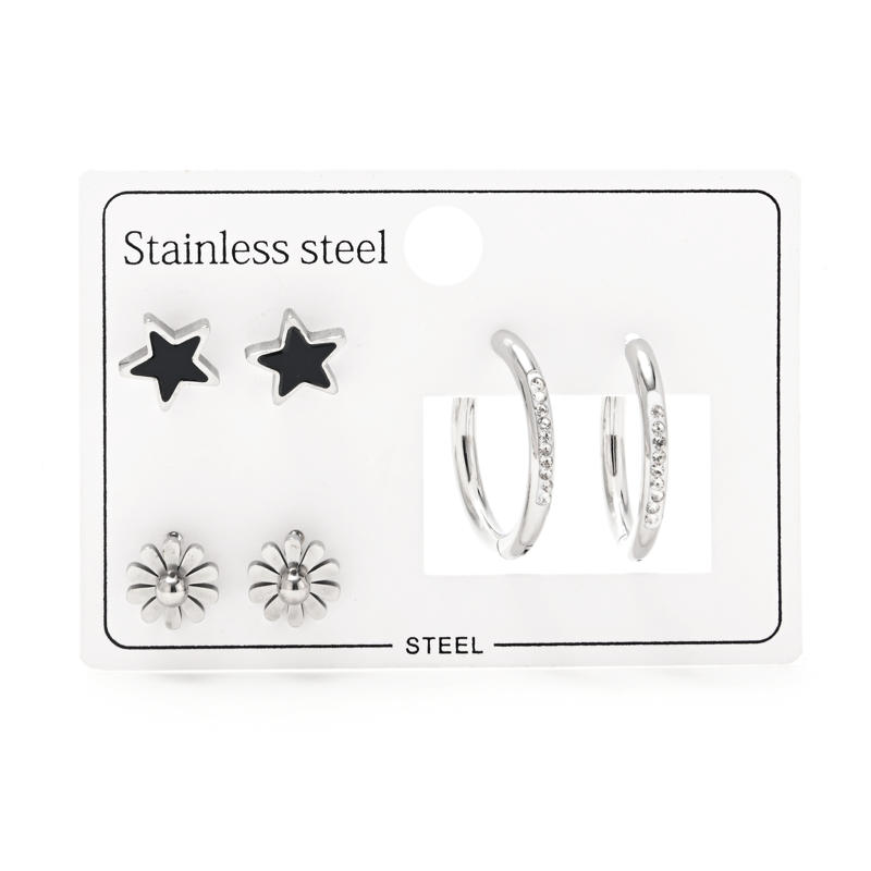 Set de aros AQ por 3 pares