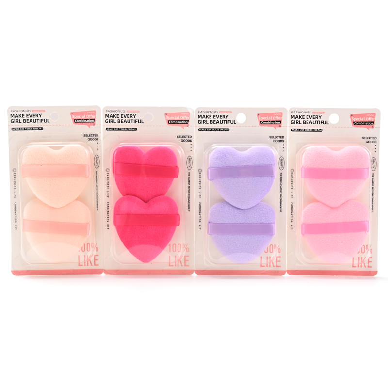 Blister borla maquillaje por 2 unid