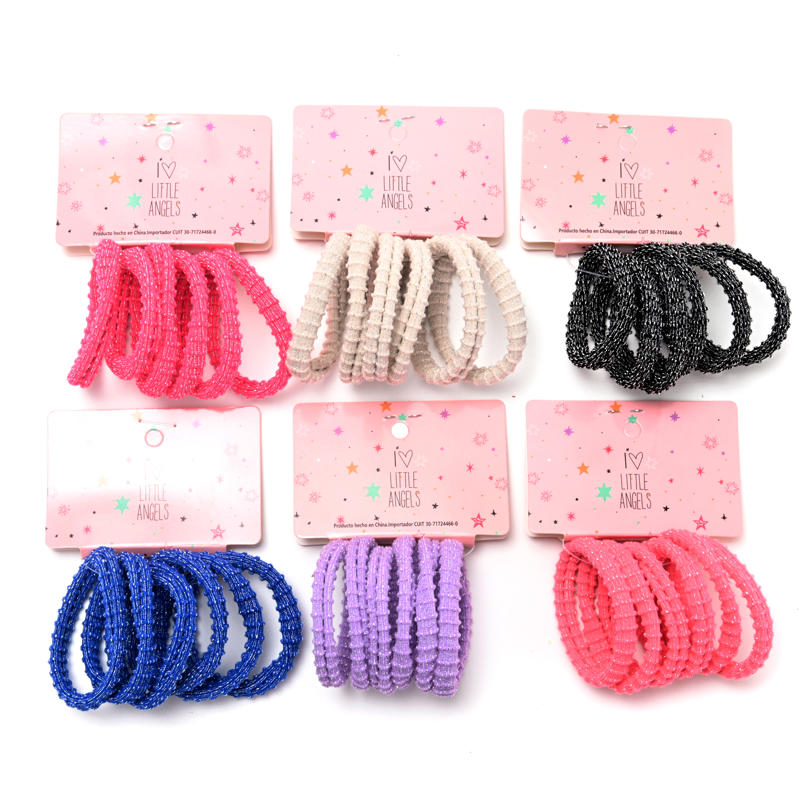 Colitas de pelo carton por 6 unid