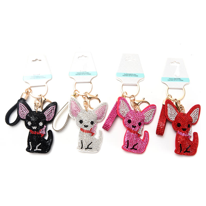 Llaveros con strass