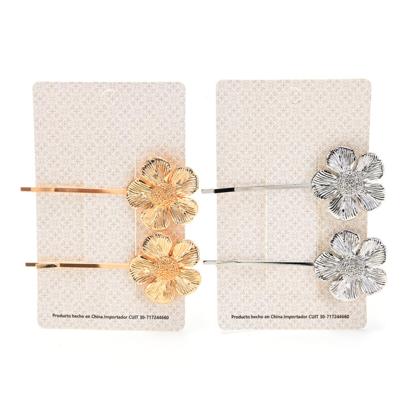 Set de picos con aplique metalico  por 2 unid